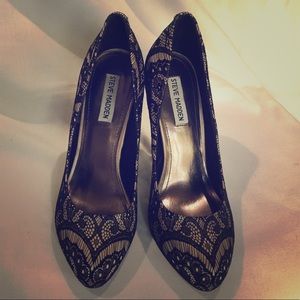 Steve Madden Lace Platform Heels